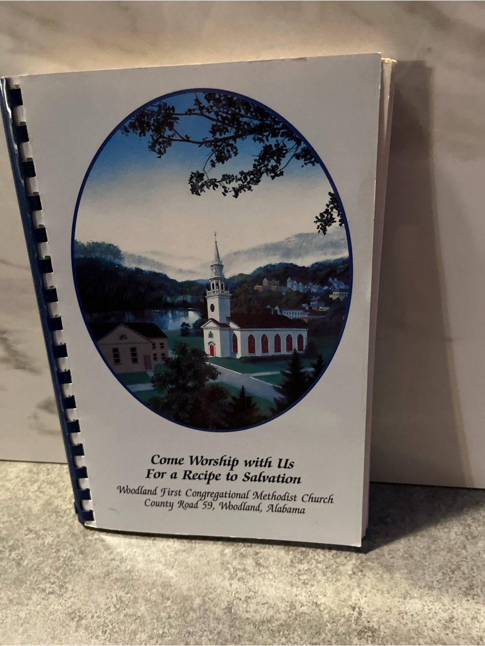 Vintage 1994 Woodland AL First Congregational Methodist Church Cookbook